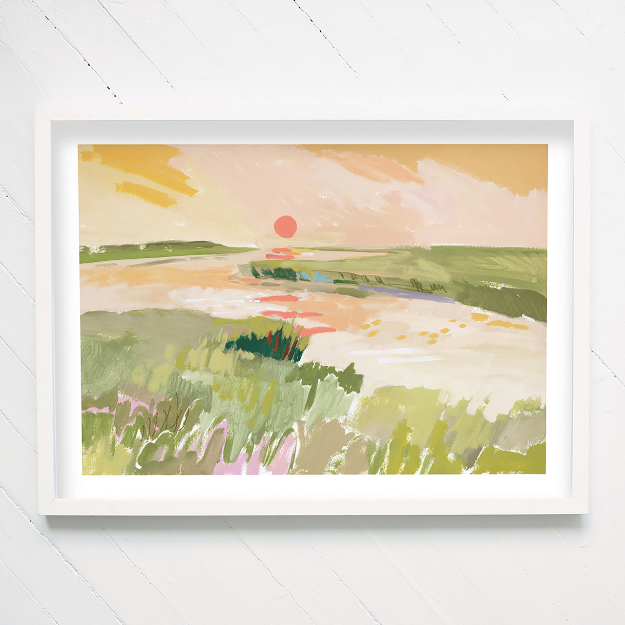 "Bathed in Peach" Print