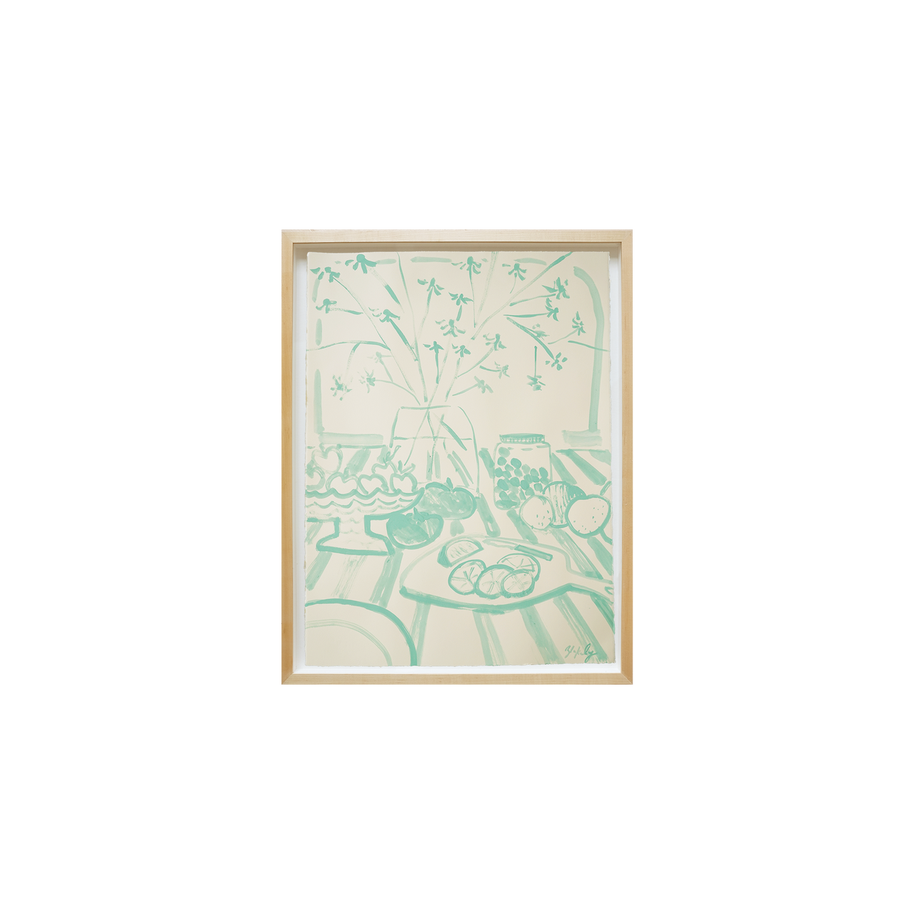 Table in Seafoam No. 1
