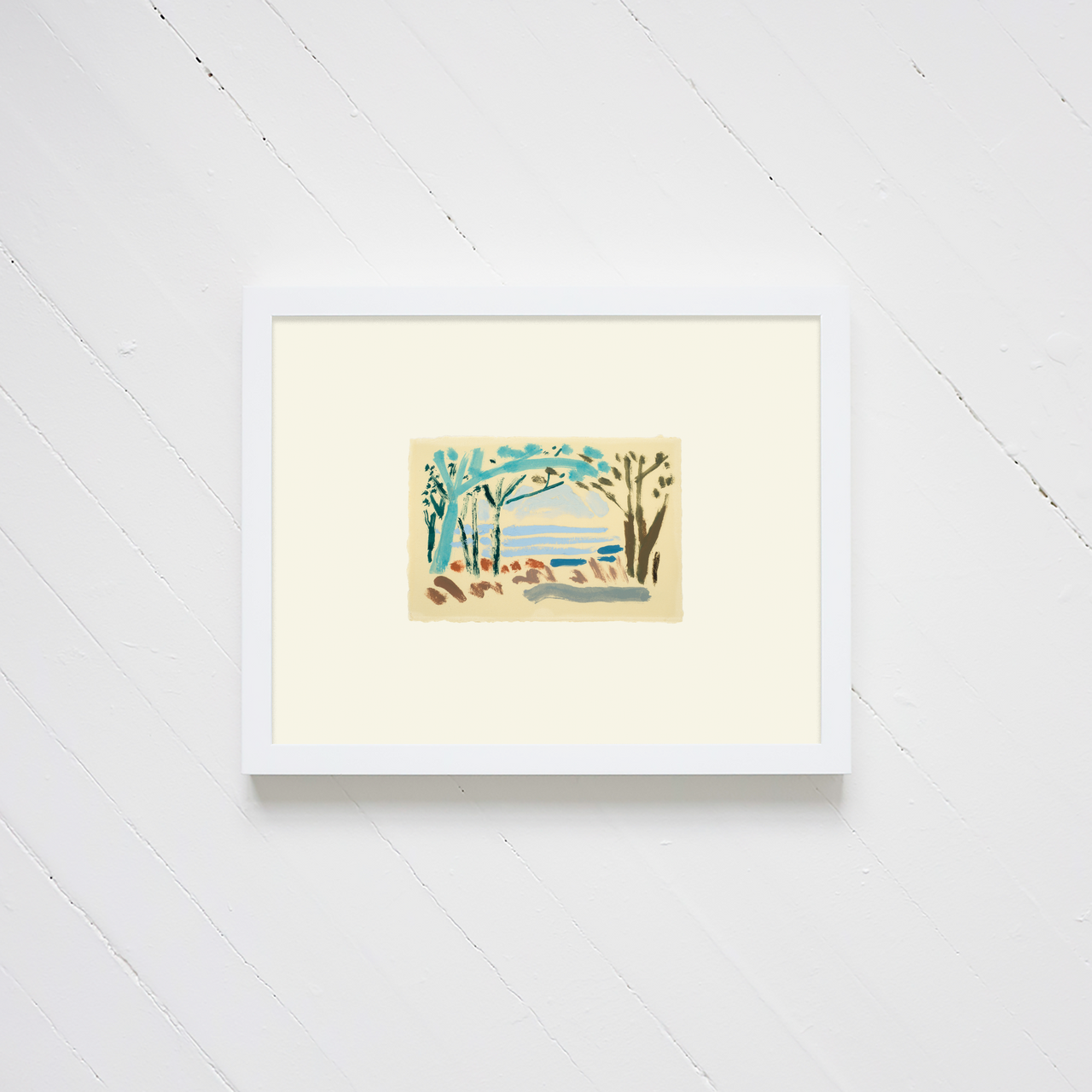 "Blue Branches" Print