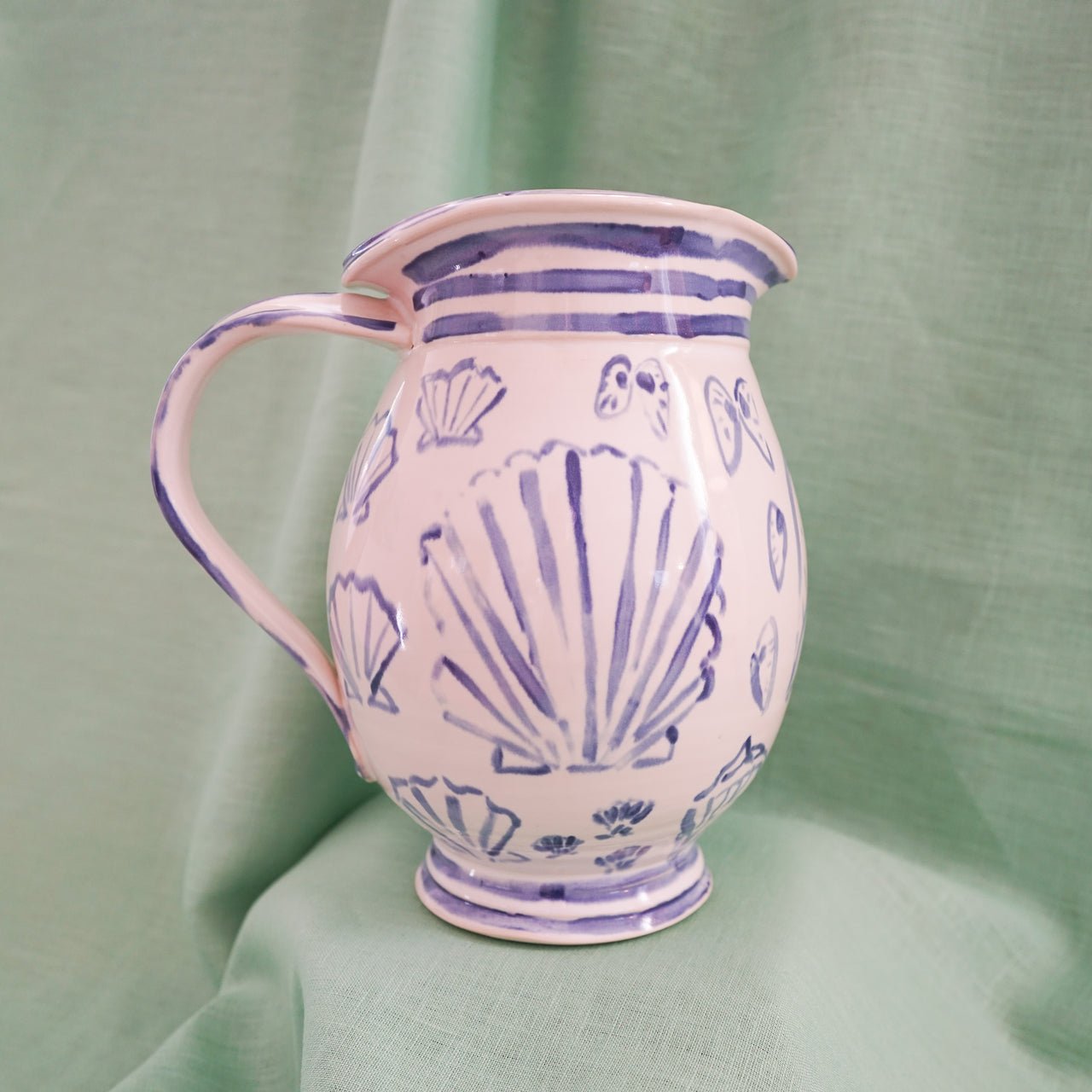 Ceramic Shell Pitcher
