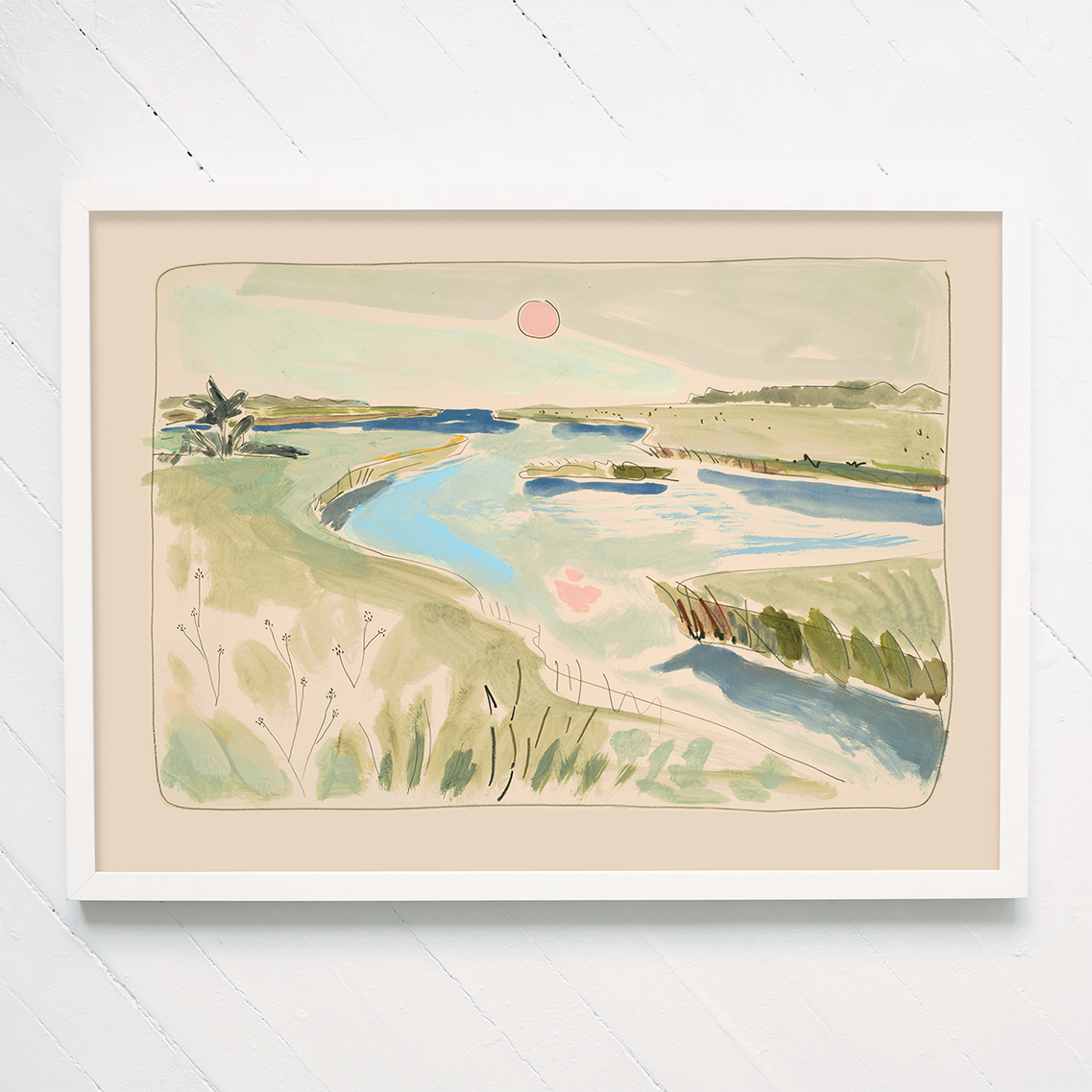 "Sage Salt Grass" Print