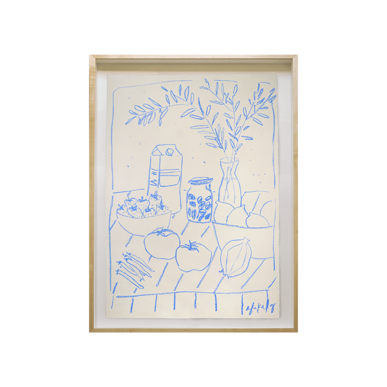Table in Blue - No. 10