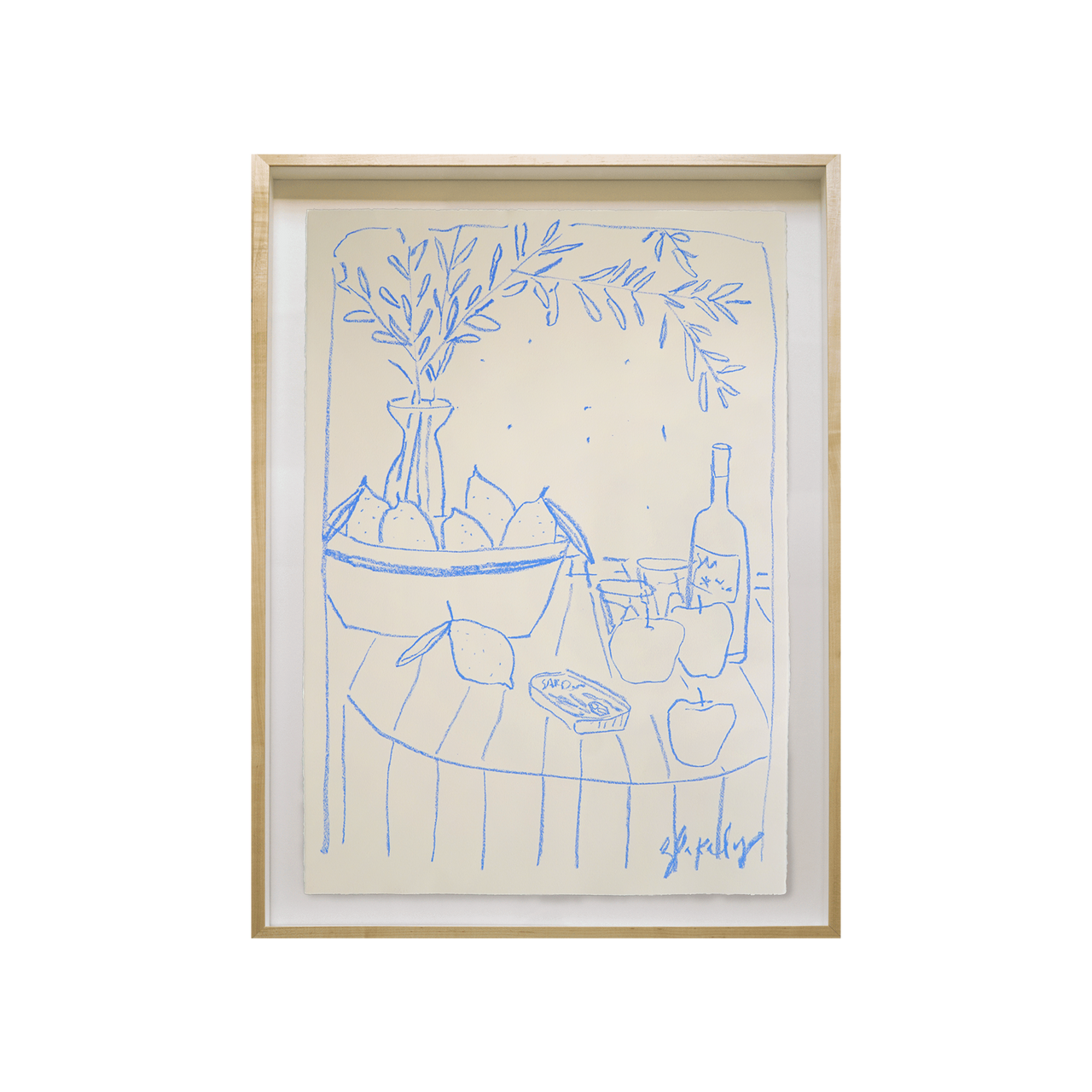 Table in Blue - No. 1