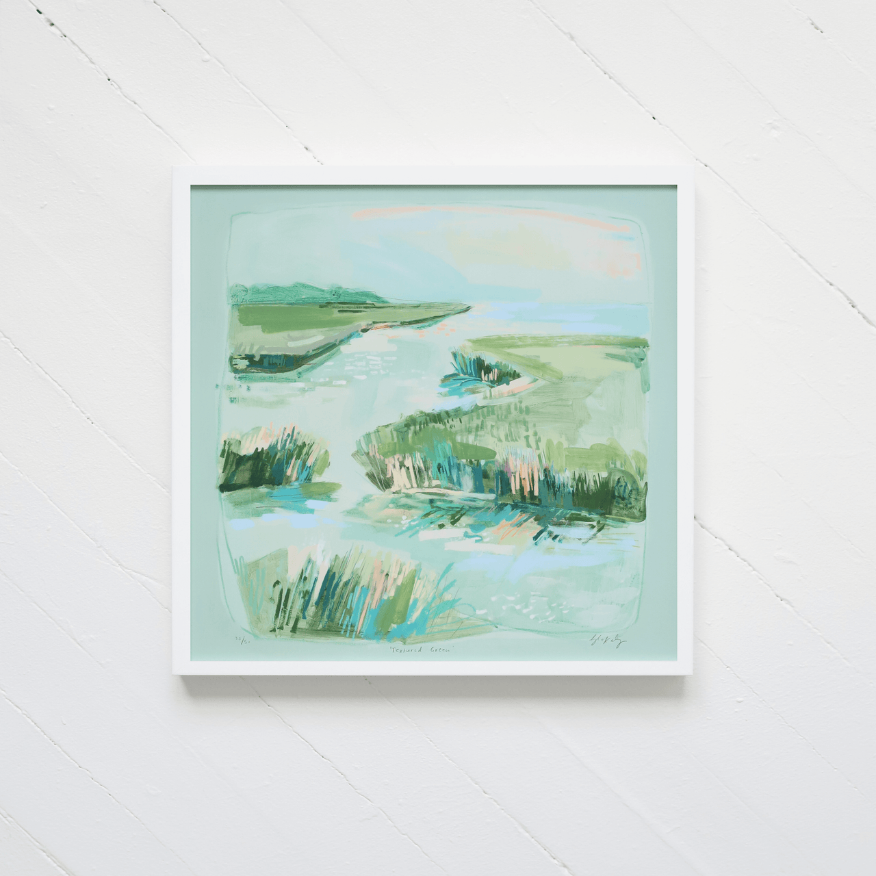 "Textured Green" Print