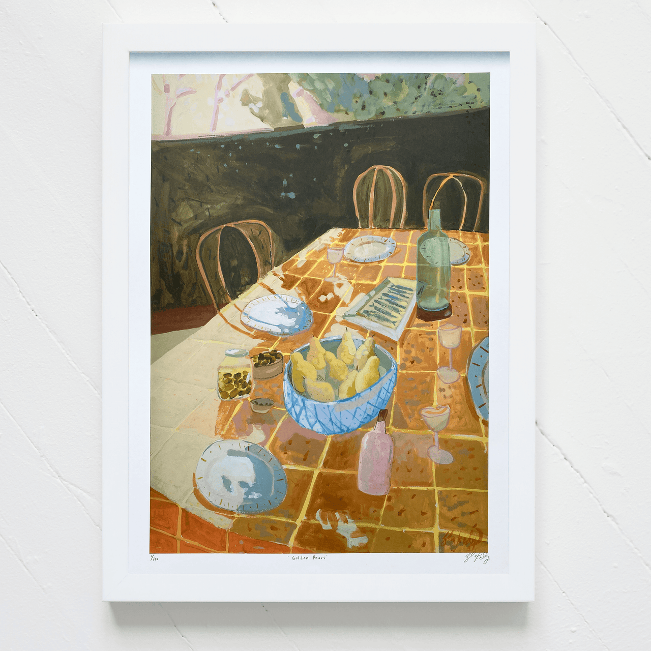 "Golden Pears" Print