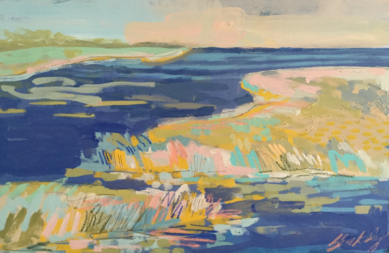 Deep Indigo Marsh
