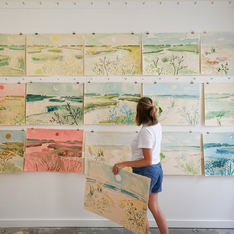 Behind the Scenes of Sun, Moon + Sea - Works on Paper '26