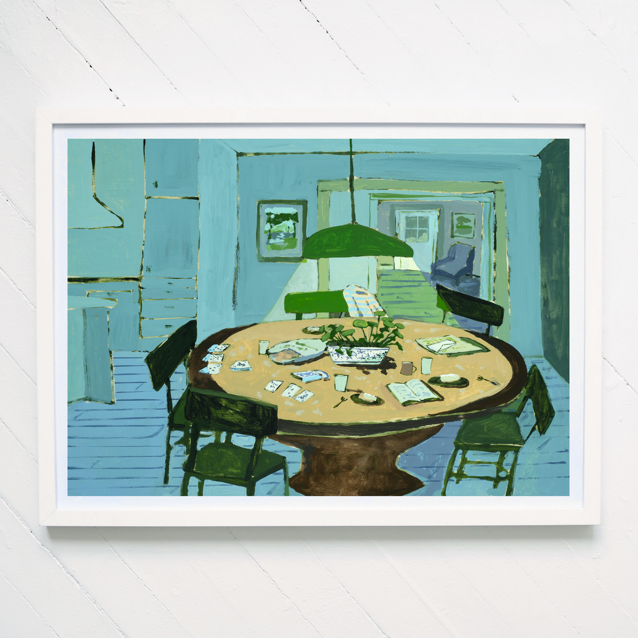 "Cake and Cards" Print