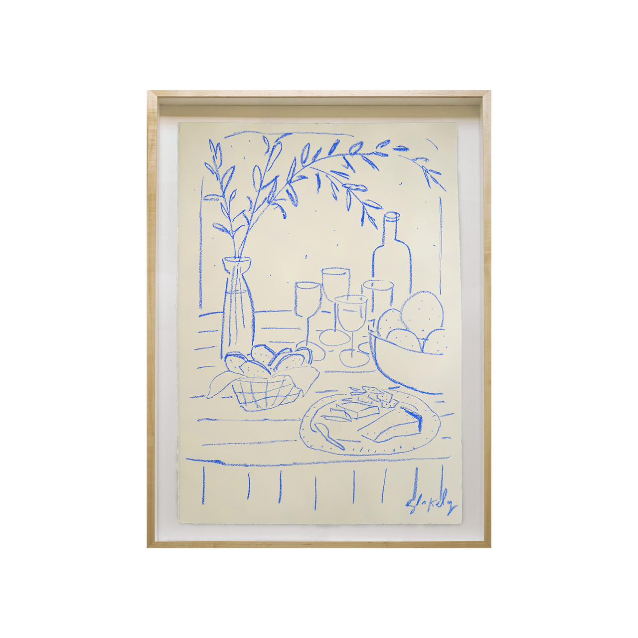 Table in Blue - No. 3