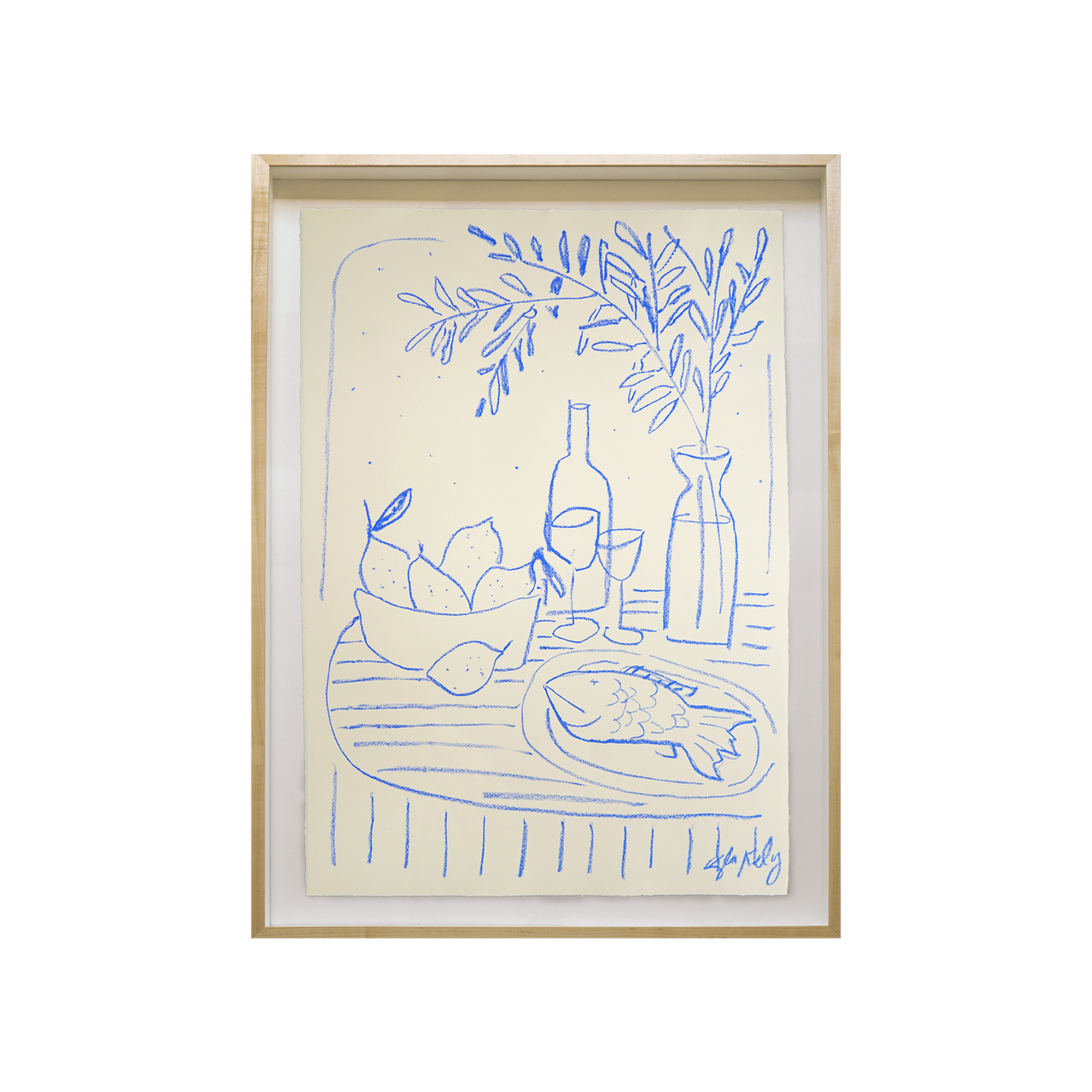 Table in Blue - No. 4