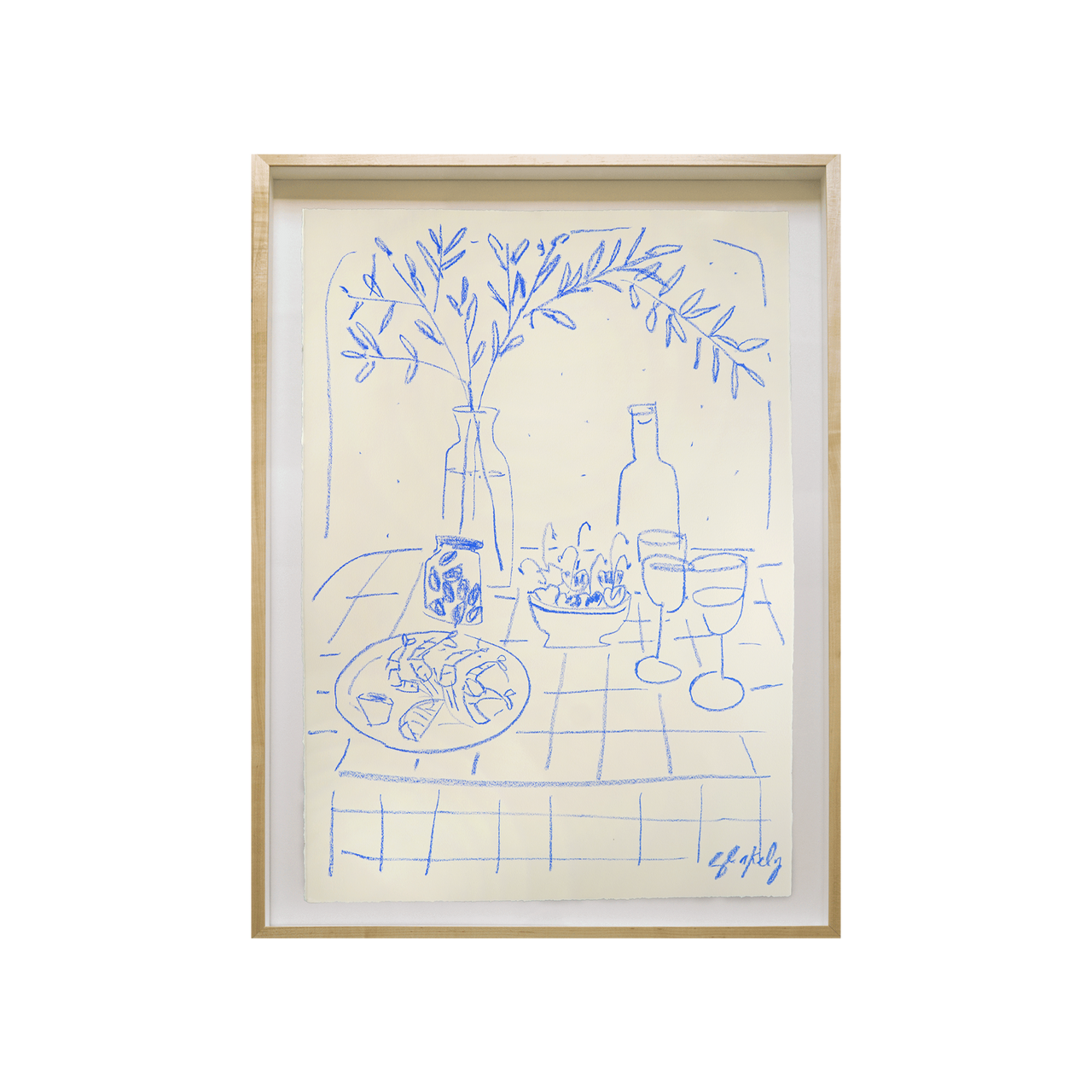 Table in Blue - No. 5
