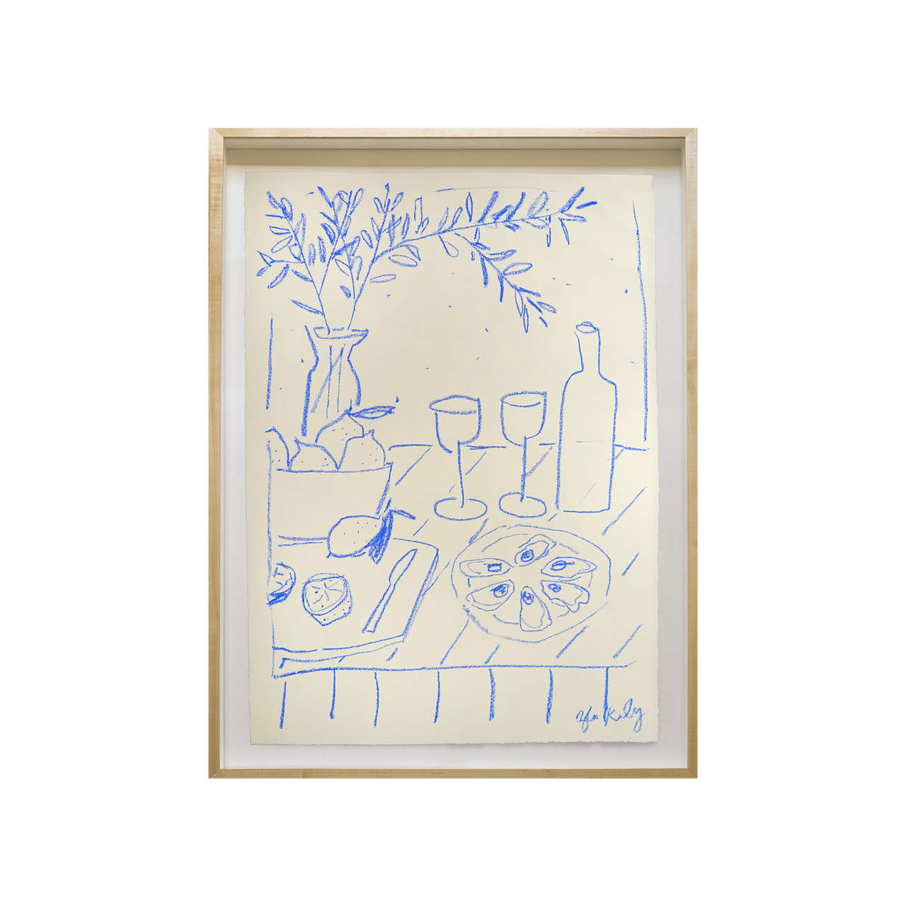 Table in Blue - No. 6