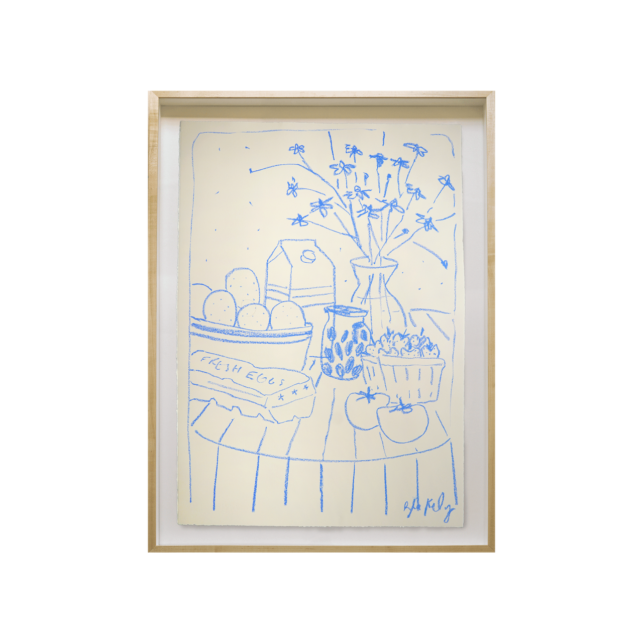 Table in Blue - No. 8