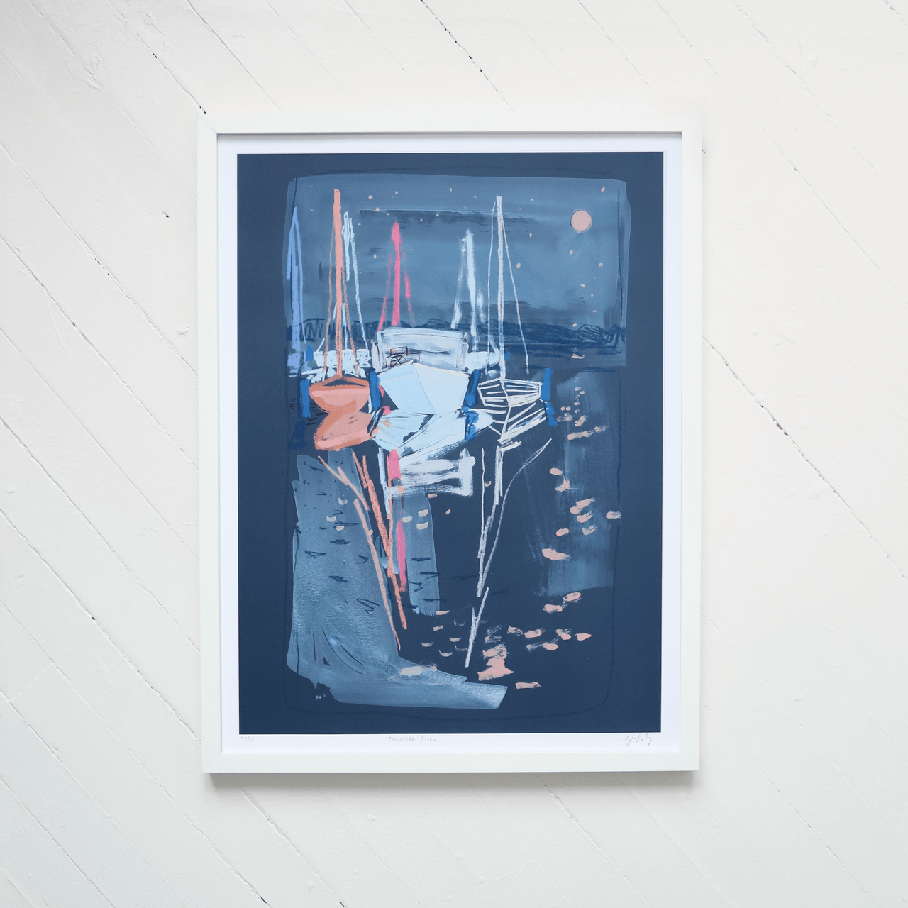 "Dockside Moon" Print