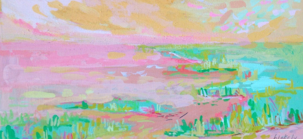 Pink Summer Marsh